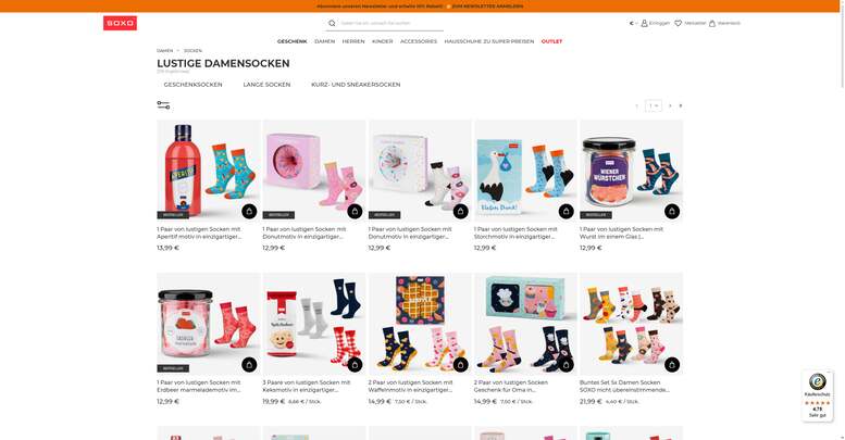 5 kreative Geschenkideen mit witzigen Damensocken