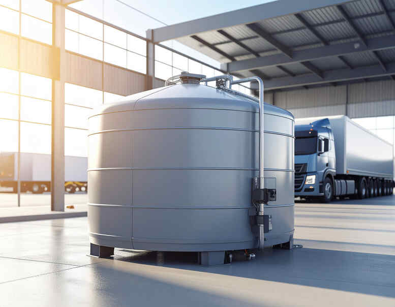 Dieseltanks im Unternehmen