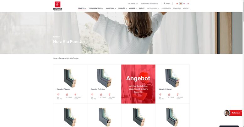 Holz Alu Fenster aus Polen direkt bei Okna Świebodzin