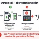 Bezahltes Benzin, aber kein Zugriff