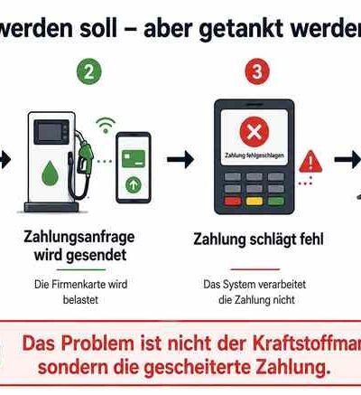 Bezahltes Benzin, aber kein Zugriff